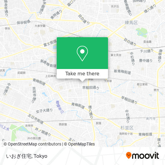 いおぎ住宅 map