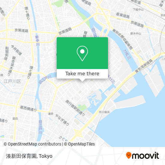 湊新田保育園 map