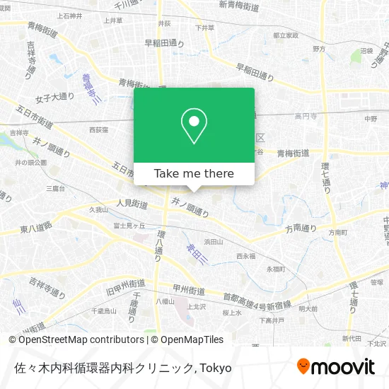 佐々木内科循環器内科クリニック map