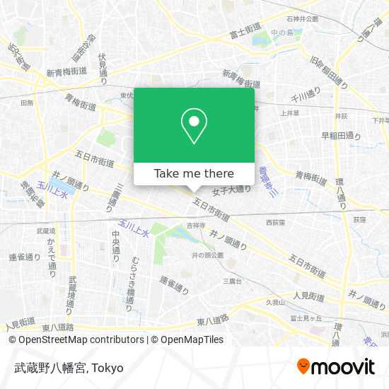 武蔵野八幡宮 map