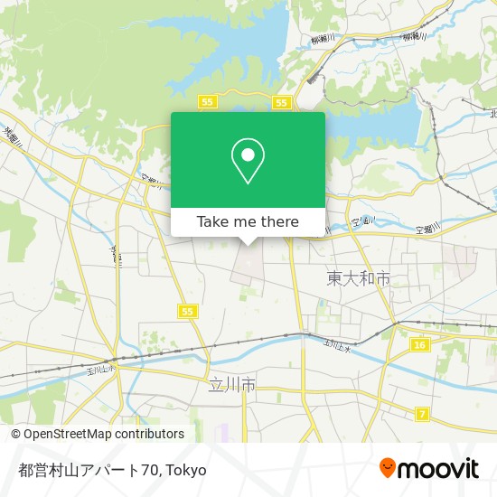 都営村山アパート70 map