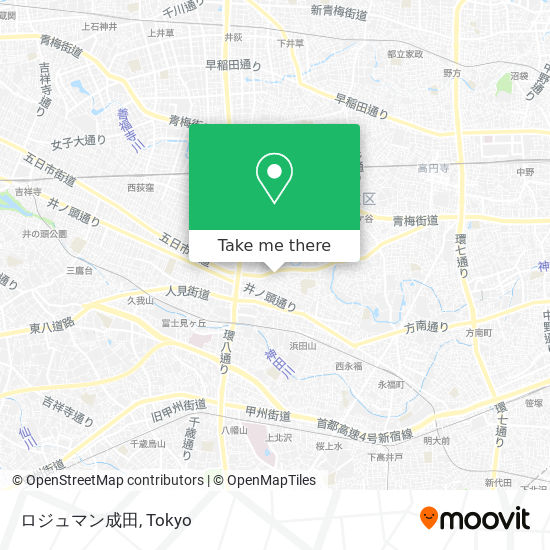 ロジュマン成田 map