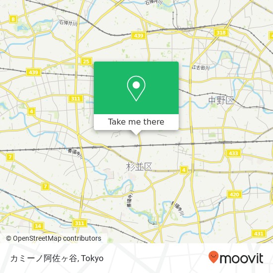カミーノ阿佐ヶ谷 map