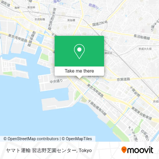 ヤマト運輸 習志野芝園センター map