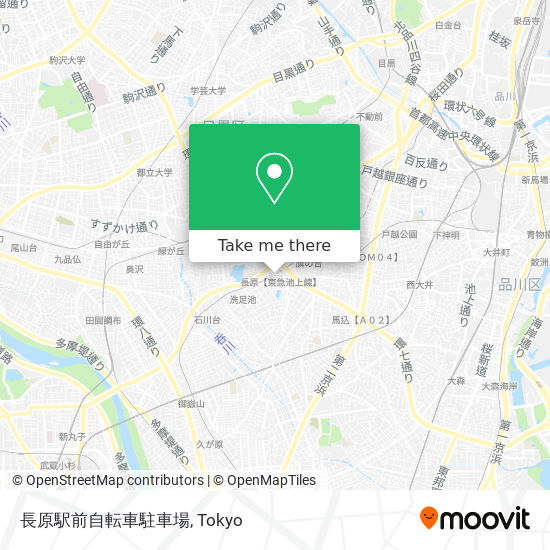 長原駅前自転車駐車場 map