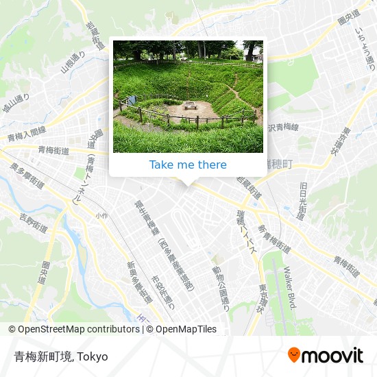 青梅新町境 map