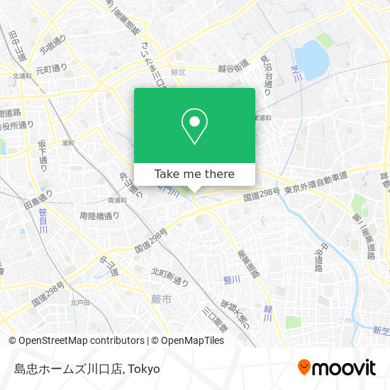 怎樣搭巴士或地鐵去さいたま市的島忠ホームズ川口店