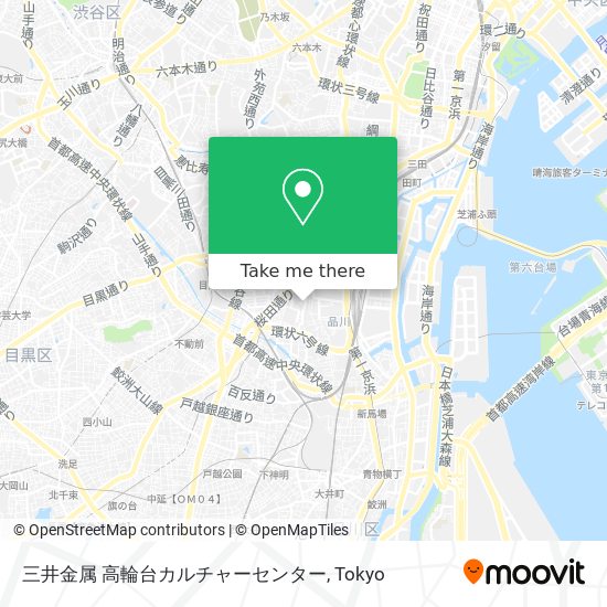 三井金属 高輪台カルチャーセンター map