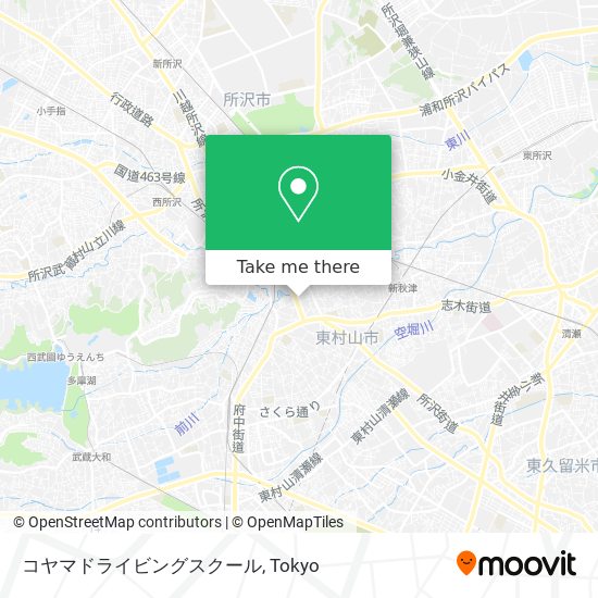 コヤマドライビングスクール map