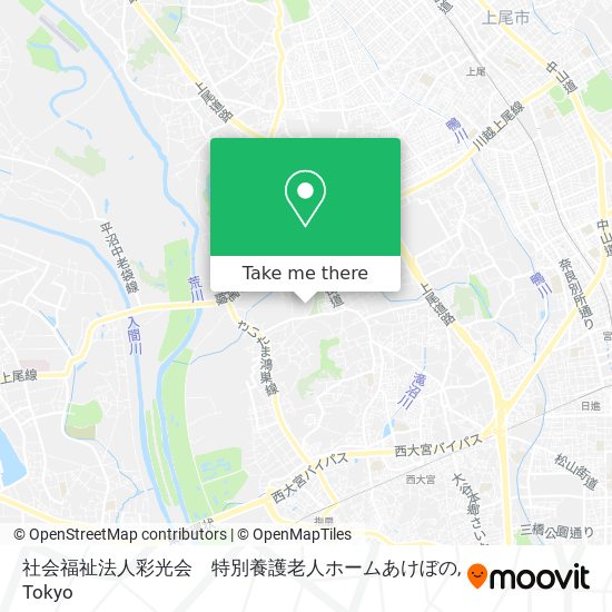 社会福祉法人彩光会　特別養護老人ホームあけぼの map