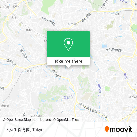 下麻生保育園 map