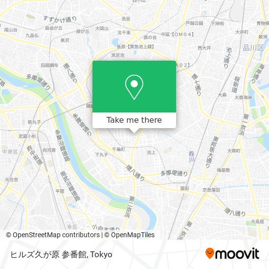 ヒルズ久が原 参番館 map