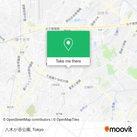 八木が谷公園 map