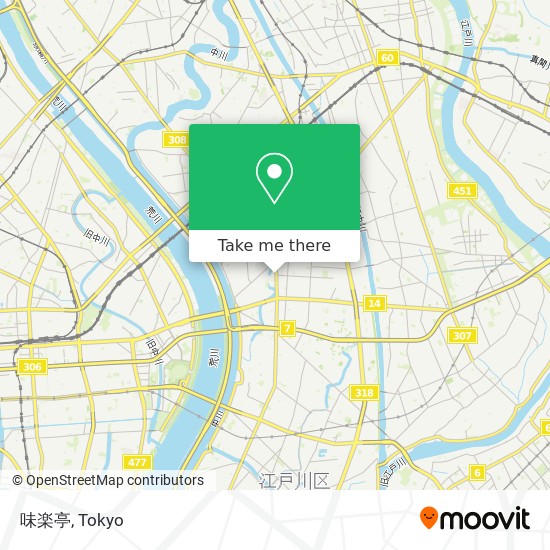味楽亭 map