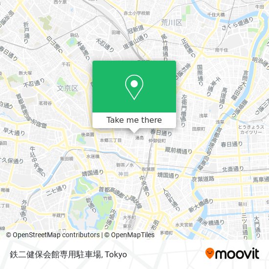 鉄二健保会館専用駐車場 map