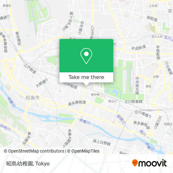 昭島幼稚園 map