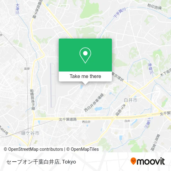 セーブオン千葉白井店 map