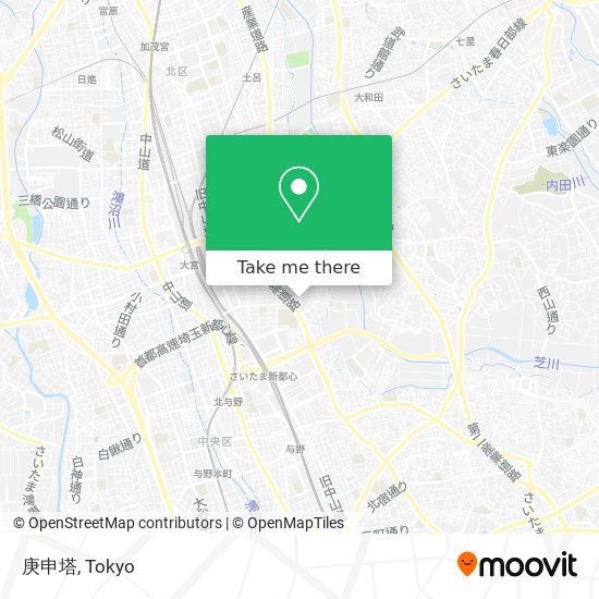 庚申塔 map