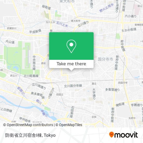 防衛省立川宿舎I棟 map