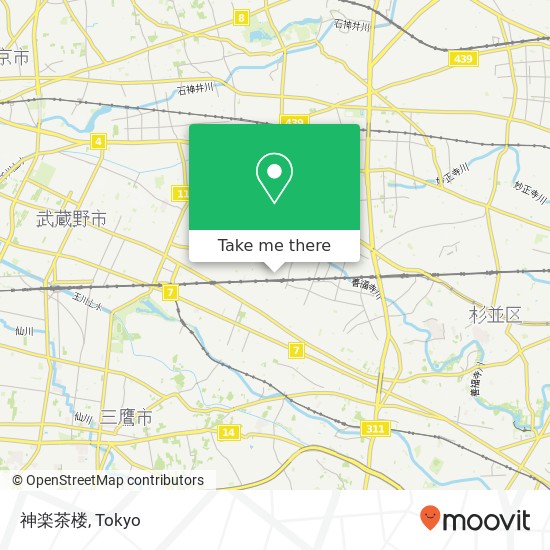 神楽茶楼 map