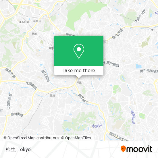 柿生 map