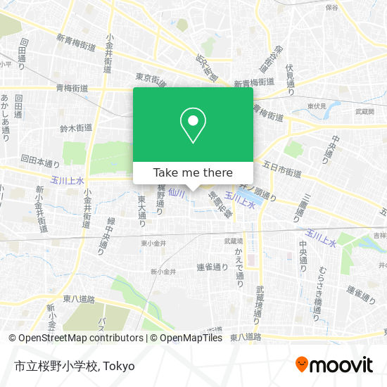 市立桜野小学校 map