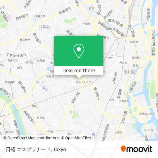 日経 エスプラナード map
