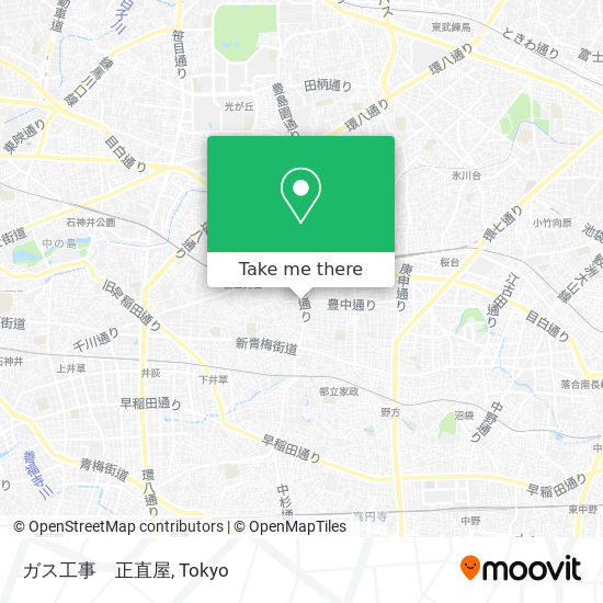 ガス工事　正直屋 map