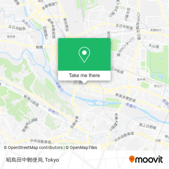 昭島田中郵便局 map