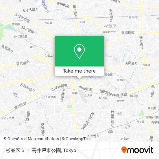 杉並区立 上高井戸東公園 map
