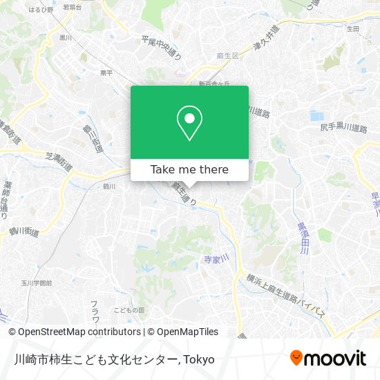 川崎市柿生こども文化センター map