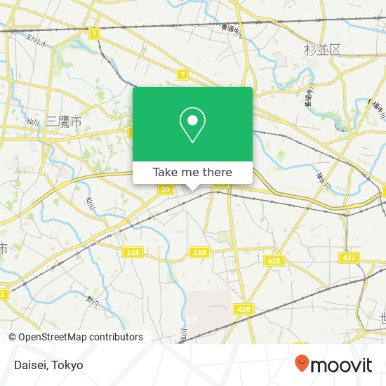 Daisei map