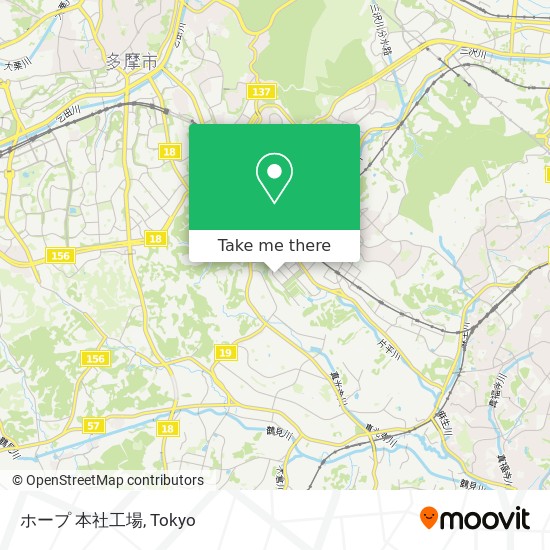 ホープ 本社工場 map