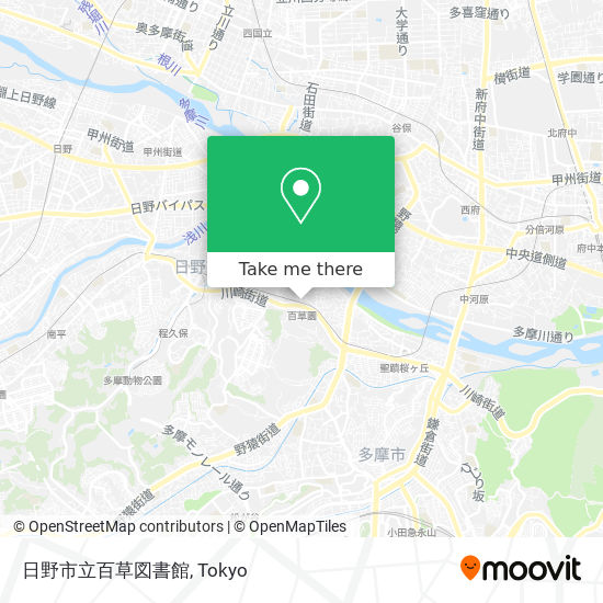 日野市立百草図書館 map
