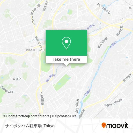 Saiboku Ham Parking Lot map
