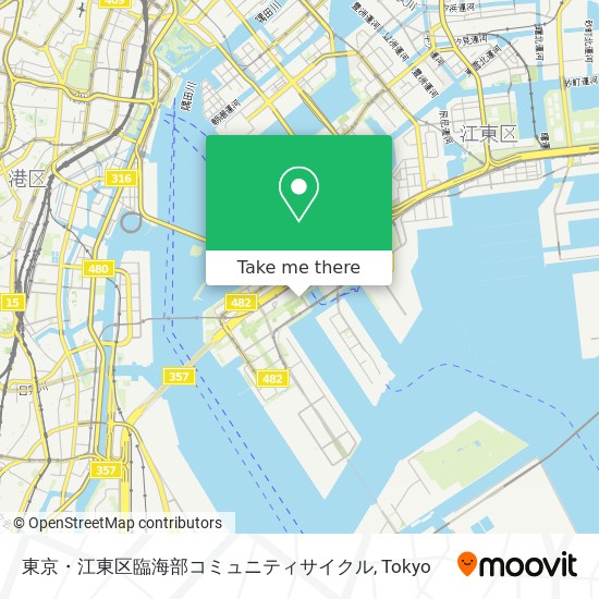 東京・江東区臨海部コミュニティサイクル map