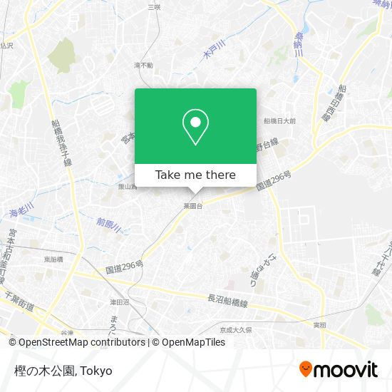 樫の木公園 map