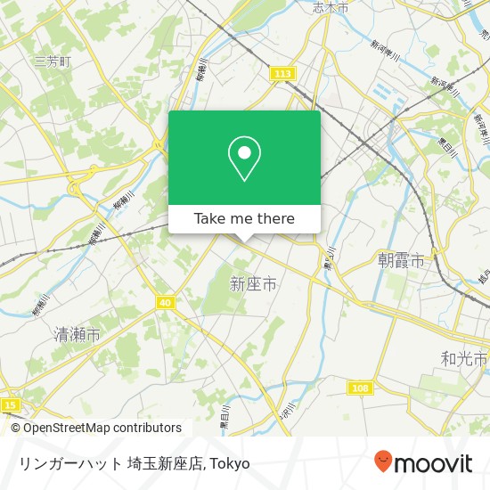 リンガーハット 埼玉新座店 map