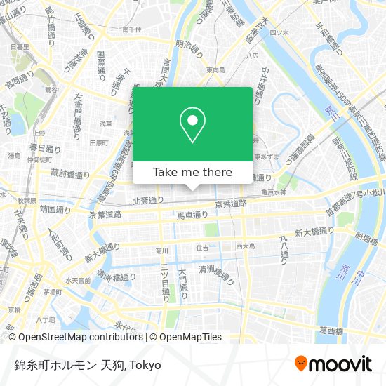 錦糸町ホルモン 天狗 map