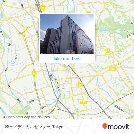 埼玉メディカルセンター map