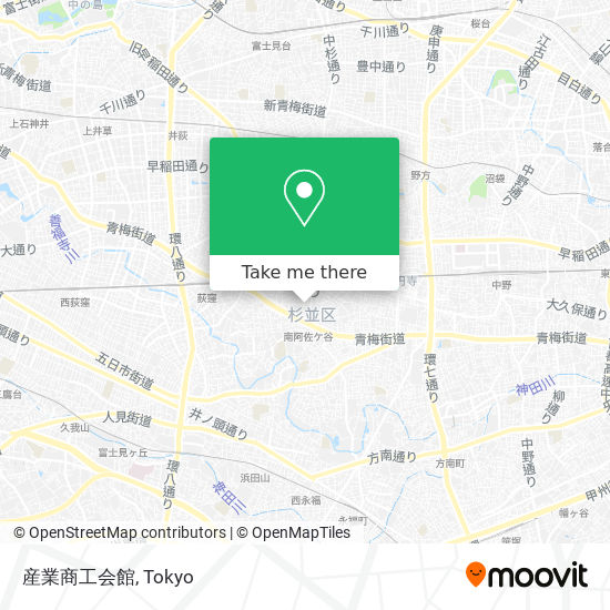 産業商工会館 map