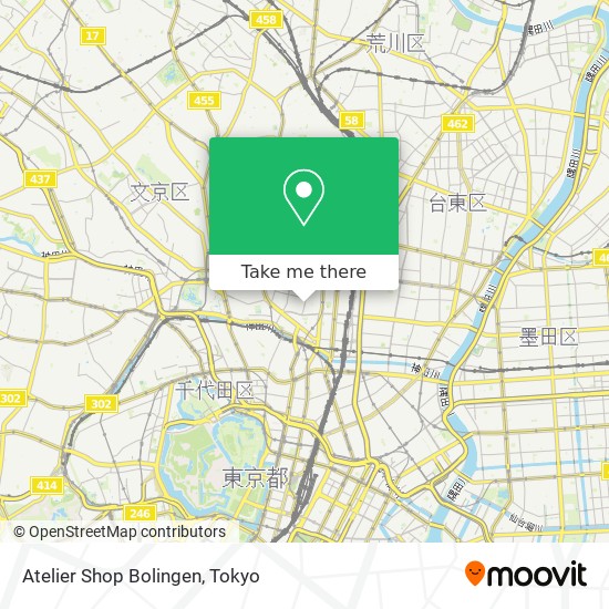 Atelier Shop Bolingen map