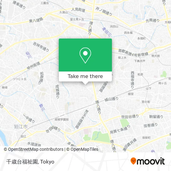 千歳台福祉園 map