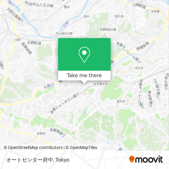 オートセンター府中 map