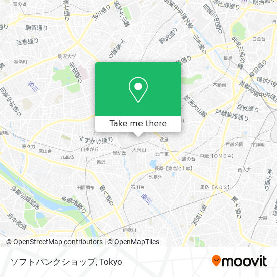 ソフトバンクショップ map