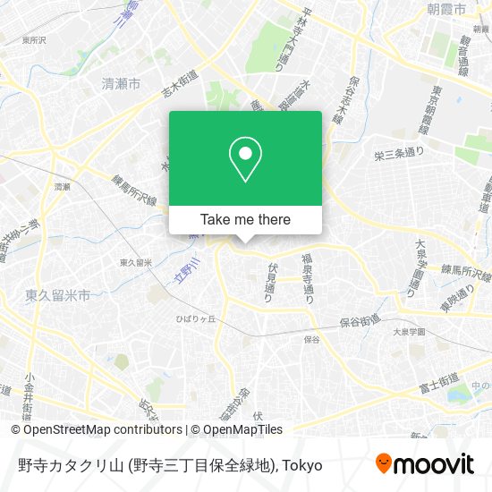 野寺カタクリ山 (野寺三丁目保全緑地) map