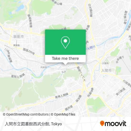 Iruma City Library West Branch map