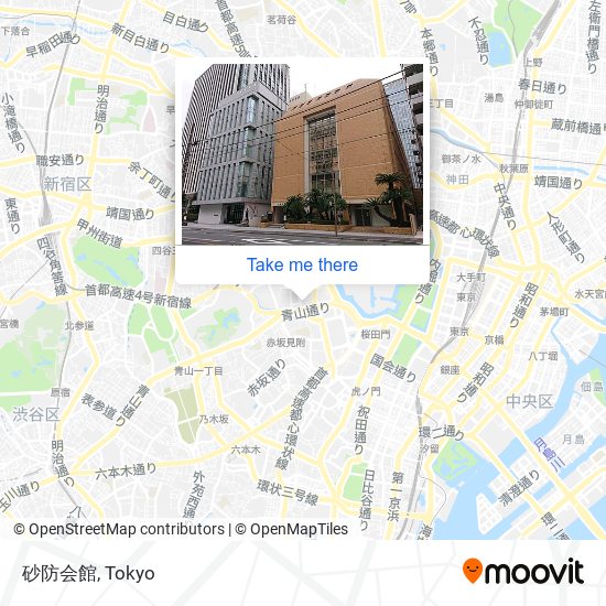 砂防会館 map