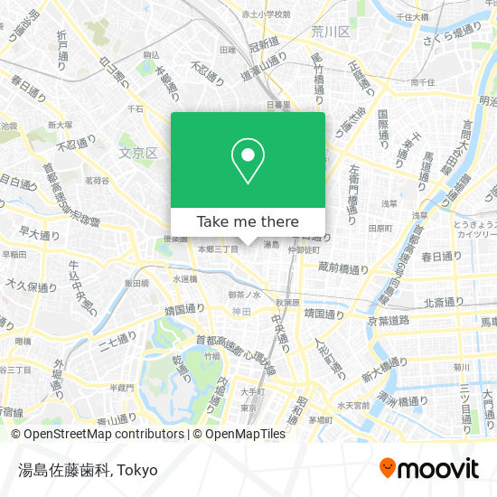 湯島佐藤歯科 map