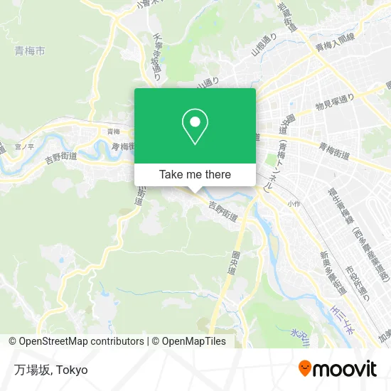 万場坂 map